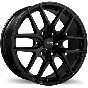 Fast Wheels – FC04X – Black – 18″x8.5″ 20mm – All weather Wheels – FC04-1885-83BE+20C780
